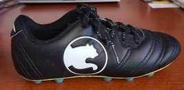 Puma Speed ProCat Youth Size 13 US Soccer Cleats Shoes Lace-Up Black White. - £8.39 GBP