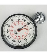 vintage Heuer stopwatch black red Switzerland - $2,098.62 MXN