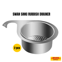 Swan Stainless Steel Sink Strainer Kitchen Drain Basket (2 pcs) - $49.29