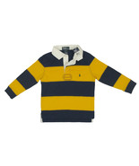 NEW Polo Ralph Lauren Big Boys Rugby Shirt!   Bright Orange &amp; 4 Striped ... - $54.69 CAD
