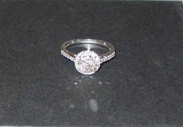 NEW .60ct Beautiful Diamond Engagement Ring 14k White Gold 29 Full Cut SI2 J - £878.49 GBP
