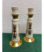 Vintage Lenox Pair of Candlesticks LIDO 8 1/4&quot; USA Made - $109.34 CAD