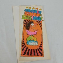 Birthday Card Vintage Large 11.5&quot; x 5&quot; Gibson Studio Humor with Envelope... - £3.93 GBP