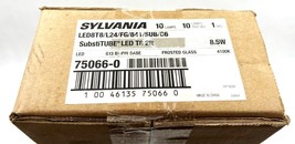 Sylvania 75066 NIB Lot Of 10 LED8T8/L24/FG/841/SUb/G6 LED 2&#39; Lamps #C1 - £22.88 GBP