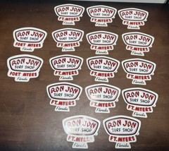 Ron Jon Surf Shop Sticker Lot of 16 Ft Fort Myers Florida 5-5.5” - £55.94 GBP