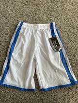 Brooklyn Unlimited Boys Basketball Shorts White Pocket Elastic Waist Siz... - $7.69