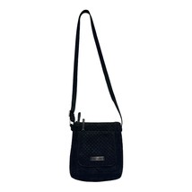 Vera Bradley Mini Hipster Women&#39;s Handbag Black Quilted Pockets Crossbody Bag - £33.47 GBP