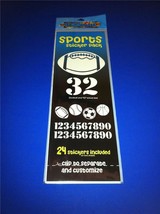 NEW INBLOOM SPORTS STICKER PACK DECAL CAR WINDOW HOME 24 PACK free ship ... - $184.17 MXN