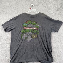 Nickelodeon Mens Gray Teenage Mutant Ninja Turtles Pullover T Shirt Size XXL - £15.49 GBP