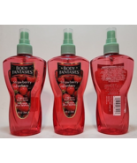 (3) Body Fantasies STRAWBERRY FANTASY Body Spray Mist Perfume BIG 8 oz B... - $602.98 MXN