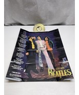 Original 1996 Beatles Promotional Poster 24” x 17” Apple Corps Trading C... - $234.33 MXN