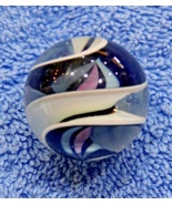 1.25&quot; BEAUTIFUL CONTEMPORARY ART MARBLE - MC SOLID CORE SPIRAL- NM+ - $634.16 MXN