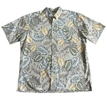 VTG Reyn Spooner Men’s Hawaiian Shirt Sz XL Reverse Print Palm Leaf Flor... - $29.65