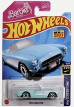 Hot Wheels 1956 Corvette, HW Screen Time 9/10 (Blue) - £1.54 GBP