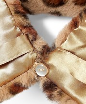 Chico&#39;s Faux Fur Animal Print Collar Scarf NWT - £15.59 GBP