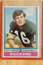 Vintage FOOTBALL Trading Card 1974 Topps #31 SCOTT HUNTER Packers - £7.74 GBP