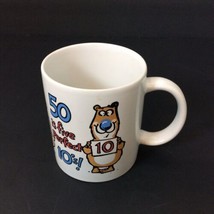  Shoebox 50th Birthday 50 is 5 Perfect 10&#39;s Coffee Mug Hallmark Humorous Funny - $14.95