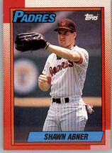 1990 Topps 122 Shawn Abner  San Diego Padres - £0.77 GBP