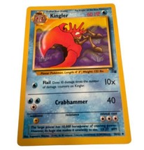 Kingler Pokemon TCG Fossil Set 38/62 Uncommon Unlimited Vintage LP - $1.65