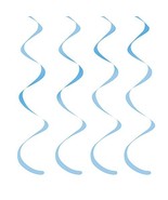 Creative Converting 4 Count Dizzy Dangler Streamer, Pastel Blue - £1.31 GBP