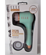 ELLE Facial Power Cleansing Brush Bath Shower Brush Exfoliates Cleanses - $20.29 CAD
