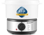 2.5 Quart Electric Compact Mini Food Vegetable Steamer, 400W With Bpa-Fr... - $39.99