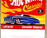2004 Hot Wheels Classics Series 1 17/25 CORVETTE STINGRAY Red w/GDYR 5 S... - $19.00