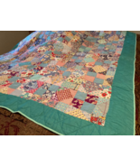 Vintage1960s quilt - hand stitched and quilted - never used - $45.00