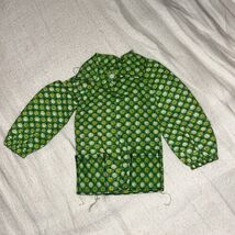 Vintage Ken Green Floral Jacket Top Mattel Barbie B4 - $9.22