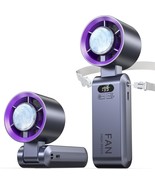 Handheld Portable Fan With Ice Cooler Speed (1-199) 5500mAh Rechargeable - $357.91 MXN