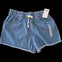 OshKosh B’gosh  ~ Girl&#39;s Size 12 ~ Elastic Waistband ~ Cutoff ~ Blue Shorts - $20.00