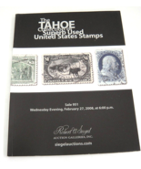 Siegel Auction Catalog Tahoe Collection of Superb Used United States Sta... - £7.42 GBP