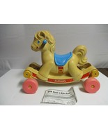 Playskool Vintage 1991 Rock &amp; Ride Horse Ride-On Pony Converts Rocker Wh... - $936.77 MXN