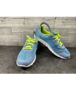 FootJoy Golf Sneakers Women 7M EnJoy Shoes Blue Yellow LaceUp Spikeless ... - $27.54