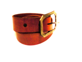 True religion genuine leather belt gunmetal buckle size 32 inch light br... - $29.65
