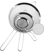 Anaeat Fine Mesh Strainers - Premium Stainless Steel Colander, 3.15&quot;+5.5... - $723.26 MXN