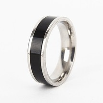 Hot Selling! Punk Accessories 6mm Stainless Steel  Magic Glue Ring For Men Woman - £6.80 GBP