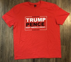 Trump Pence Keep America Great - MAGA  T-Shirt Red Size 2XL - Conservative - $5.89