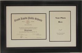 Graduation High School Diploma 6x8 Certificate with 5 X 7 Photo Frame - $39.37