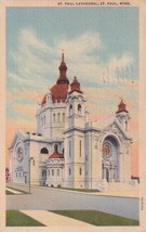 St. Paul Cathedral Minnesota MN 1940 East Grand Forks Fairfield ME Postc... - £2.36 GBP