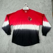 Spirit Mens Multicolor Louisville Cardinals Football Pullover T Shirt Small - $22.76