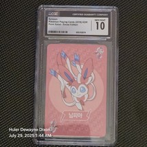Pokemon Sylveon Point Salad Korean Playing Card Eevee Edition CGC 10 - $711.86 MXN