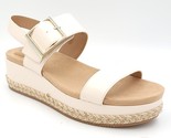 Giani Bernini Women Slingback Wedge Sandals Jerammie Size US 9M Cream Sm... - $48.51