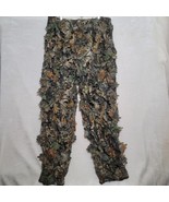 Cabela&#39;s Leafy Camo Ghillie Pants Mens Sz 2XL Seclusion 3D Hunting - £33.64 GBP