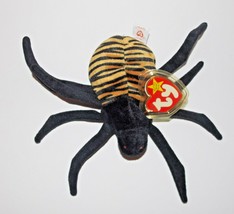 Ty Beanie Baby Spinner Plush Spider 9in Stuffed Animal Retired with Tag ... - £3.13 GBP