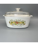 RARE Corning Ware Spice Of Life 5Qt Casserole Dish La Eschalote A-5-B &amp; ... - $80.13 CAD