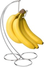 Banana Tree Hanger Fruit Holder Grapes Table Top Chrome Self Standing (4... - £9.48 GBP