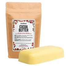 Raw Cocoa Butter | Unrefined, 100% Pure, Food Grade | Use in DIY lotion, balms.. - £21.38 GBP