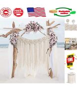 Artisan-Made Macrame Wall Hanging 37&quot;x45&quot; - Ideal for Weddings &amp; Living ... - €34,24 EUR