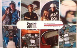 1970 Harley Davidson Sprint Original Rider Handbook Owner&#39;s Owners Manual  - £26.23 GBP